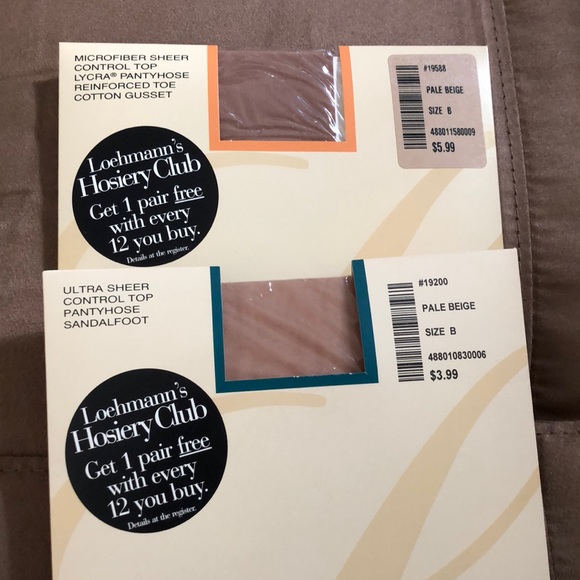 LOEHMANNS Intimates & Sleepwear Nwt 2 Loehmanns Lux Sheer Control